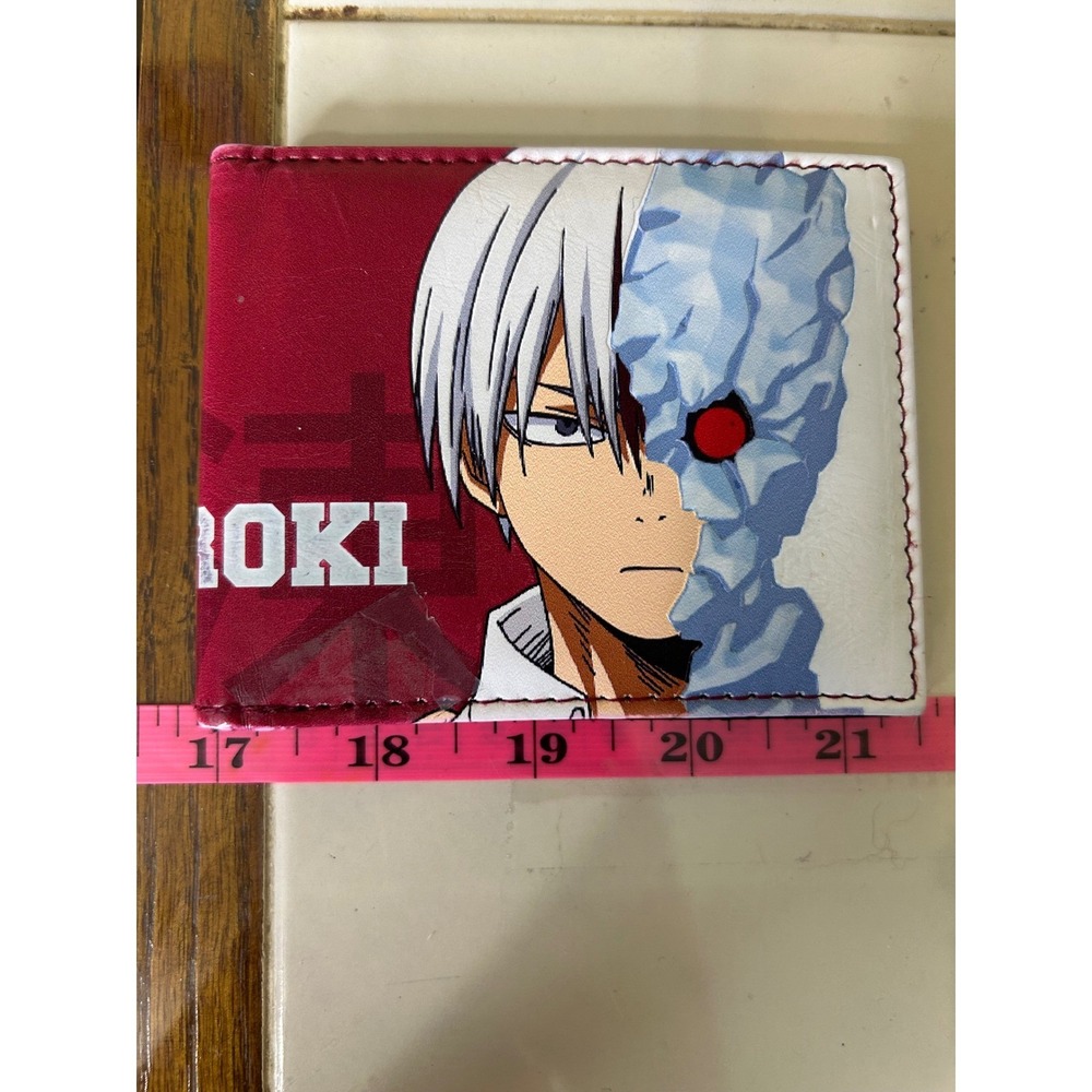 My Hero Academia Todoroki Shoto Bi-Fold‎ Wallet Anime Manga Cosplay Fan